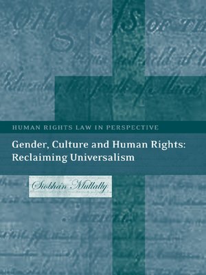 cover image of Gender, Culture and Human Rights